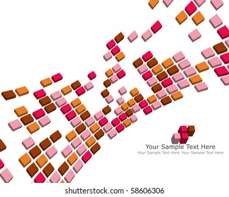 Abstract 3d checked  business background for use in web design