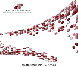 Abstract 3d checked  business background for use in web design