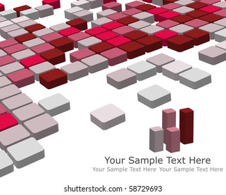 Abstract 3d checked  business background for use in web design
