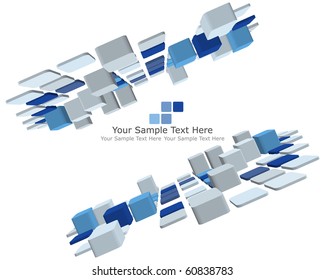 Abstract 3d checked  business background for use in web design
