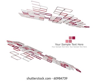 Abstract 3d checked  business background for use in web design