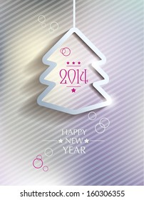 Abstract 3D christmas tree Design