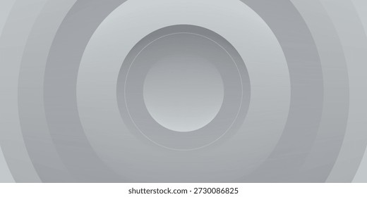 Abstrakter 3D-Kreis Papierschnitt Ebene weißer Hintergrund