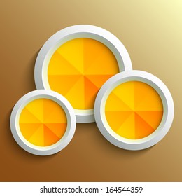 Abstract 3d circles background design