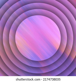 Resumen peatón circular 3D o podio en color vibrante para productos cosméticos. Vista desde arriba.