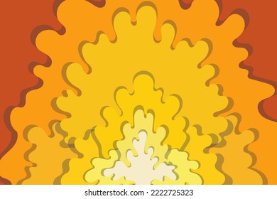 Abstract 3D Color Spread Background With Colorful.