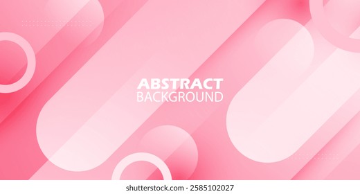 Abstract 3D colorful bright pink dynamic background. Beautiful design background. Eps10 vector