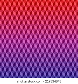 Abstract 3d colorful geometric background texture. 3D Vector interior wall panel pattern