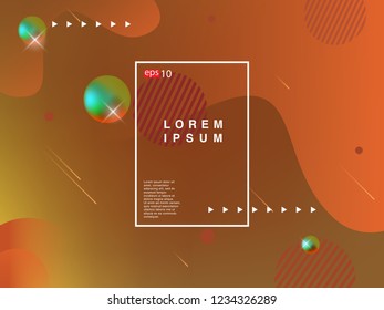 Abstract 3d colorful gradient drop liquid for social media and print. Eps 10 vector