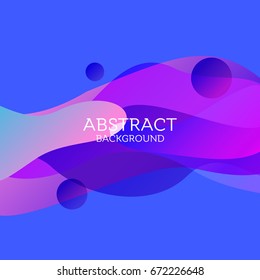 Abstract 3d colorful gradient drop liquid for social media and print