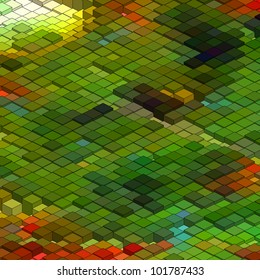 Abstract 3d colorful mosaic background. EPS 8 vector file included