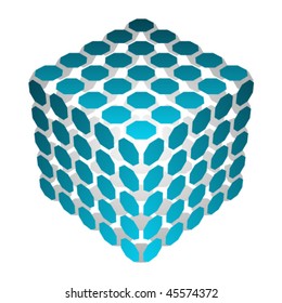 Abstract 3d cube