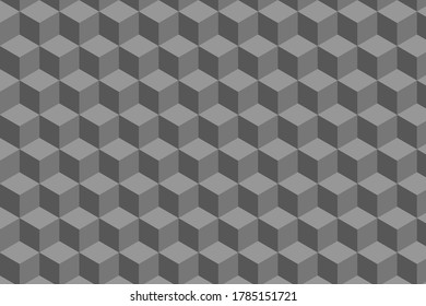 Abstract 3D cubes illustrator background design