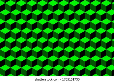 Abstract 3D cubes illustrator background design