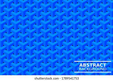 Abstract 3D cubes illustrator background design