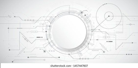 Abstract 3d design background with technology dot and line circuit board texture. Modern engineering, futuristic, science communication concept. Vector illustration Abstract 3d design background with technology dot and line circuit board texture. Modern engineering, futuristic, science communication concept. Vector illustration