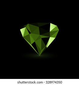 Abstract 3D diamond design 
Eps 10 stock vector illustration 