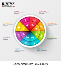 Abstract 3D digital business diagram Infographic. Can be used for workflow process, business pyramid, banner, diagram, number options, work plan, web design.