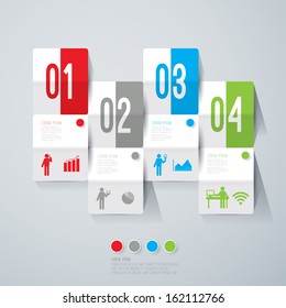 Abstract 3D digital illustration Infographic. Vector illustration can be used for workflow layout, diagram, number options, web design. 