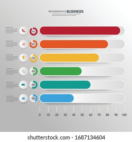 Ilustración digital abstracta en 3D Infografía. La ilustración vectorial se puede utilizar para diseño de flujo de trabajo, diagrama, opciones de número, diseño web.