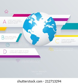 Abstract 3D digital illustration Infographic. Vector illustration can be used for workflow layout, diagram, number options, web design.
