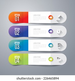 Abstract 3D digital illustration Infographic. Vector illustration can be used for workflow layout, diagram, number options, web design.