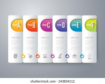 Abstract 3D digital illustration Infographic. Vector illustration can be used for workflow layout, diagram, number options, web design.