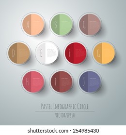Abstract 3D digital illustration Infographic. Vector illustration can be used for workflow layout, diagram, number options, web design.