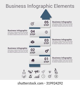 Abstract 3D digital illustration Infographic. Vector illustration can be used for workflow layout, diagram, number options, web design.