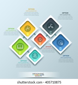 Abstract 3D digital illustration Infographic. Vector. Can be used for workflow layout, diagram, number options, web design.