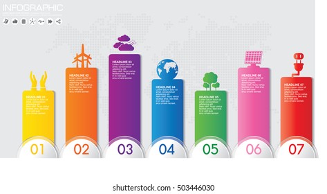 Abstract 3D digital illustration Infographic. Vector illustration can be used for workflow layout, diagram, number options, web design.