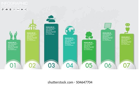 Abstract 3D digital illustration Infographic. Vector illustration can be used for workflow layout, diagram, number options, web design.