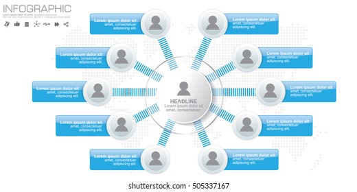 Abstract 3D digital illustration Infographic. Vector illustration can be used for workflow layout, diagram, number options, web design.