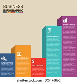 Abstract 3D digital illustration Infographic. Vector illustration can be used for workflow layout, diagram, number options, web design.