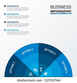 Abstract 3D digital illustration Infographic. Vector illustration can be used for workflow layout, diagram, number options, web design.