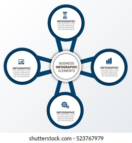 Abstract 3D digital illustration Infographic. Vector illustration can be used for workflow layout, diagram, number options, web design.