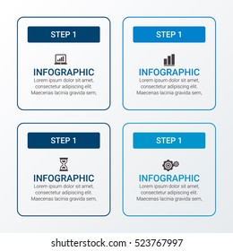 Abstract 3D digital illustration Infographic. Vector illustration can be used for workflow layout, diagram, number options, web design.