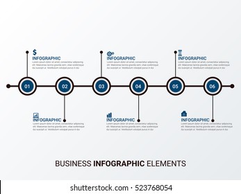 Abstract 3D digital illustration Infographic. Vector illustration can be used for workflow layout, diagram, number options, web design.