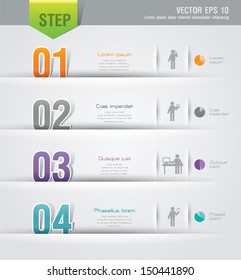 Abstract 3D digital illustration Infographics.