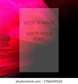 Abstract 3D explosion illustration. Colorful graphic design. Hight resolution  creative  background. Social media template. Vector EPS 10.