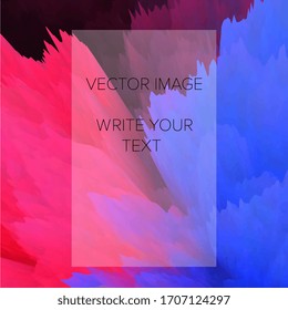 Ilustración abstracta de la explosión 3D. Diseño gráfico colorido. Fondo creativo de alta resolución. Plantilla de medios sociales. Vector EPS 10.