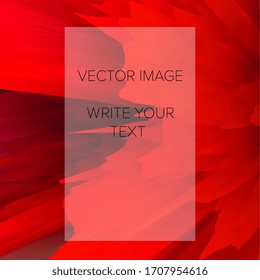 Abstract 3D explosion illustration. Colorful graphic design. Creative  background. Social media template. Vector EPS 10.