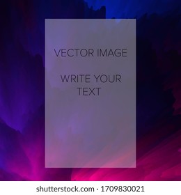 Abstract 3D explosion illustration. Colorful graphic design. Creative  background. Social media template. Vector EPS 10.