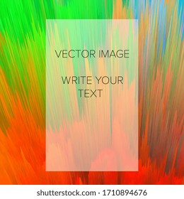 Abstract 3D explosion illustration. Colorful graphic design. Creative  background. Social media template. Vector EPS 10.
