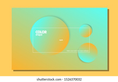 Abstract 3d fluid landing page background. Fluid, liquid, wavy, gradient, flowing, 3d, dynamic shape background. Trendy and modern background color composition eps10 -Vector
