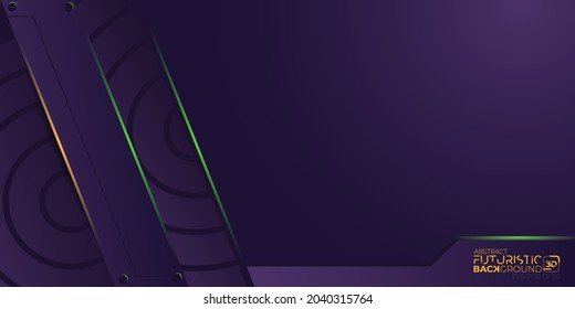 abstract 3d futuristic circle stripes background purple evangelion themes