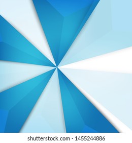 Abstract 3d geometric background. Colorful 3d triangles. Trendy gradient shapes composition. -Vector