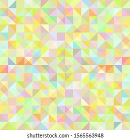 Abstract 3D geometric background. Vector seamless pattern. Colorful festive background.
