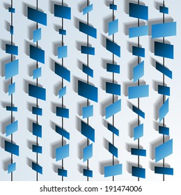 Abstract 3d geometric background. Vector illustration.