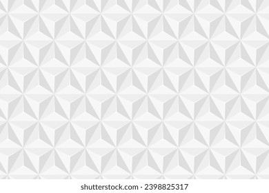 Abstrakte geometrische 3D-Hintergründe. 3D-Vorlagen grauer und weißer Formen. Vorlagen für Banner, Deckel, Poster, Postkarte. Optische 3D-Kunst